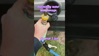 Minimize Water Leak Damage Do What I Can