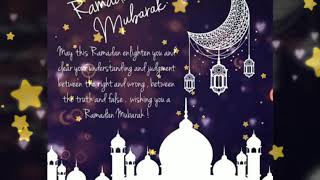 Ramadan Kareem status | Ramzan Mubarak whatsApp status 2020 | Ramadan Mubarak | Chand Raat Mubarak |
