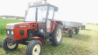 Sianokiszonka 2015 2x M F 3x URSUS, Zetor i Ładowarka