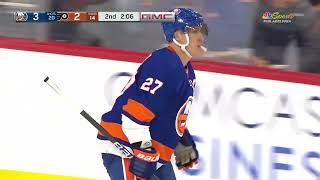 Alex Romanov assists on Lee's goal vs Flyers and Ivan Fedotov (1 apr 2024)