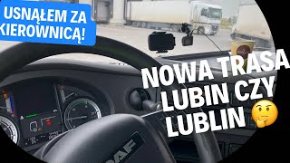 Usnąłem za kierownicą . W końcu nowe wyzwanie - nocna dostawa , prawie 700 km .