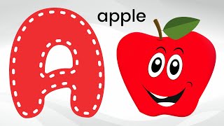 🎶 A is for Apple: Phonics Song! ✨🎩 | Cartoon Magical Learning Video for Kids | Rainbow 🌈 Song