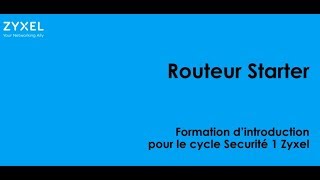 Routeur Starter