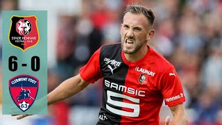 Rennes vs Clermont 6-0 Highlights & Goals | 22/09/2021 HD