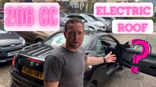 Peugeot 206 CC Electric Roof - How The Electric Roof Should Operate