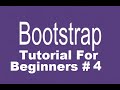 Bootstrap Tutorial For Beginners 4 - Creating Responsive Navbar with Dropdown Menus Part 1