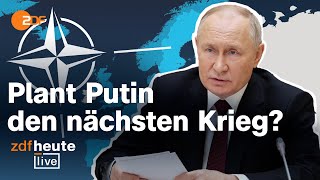 Russische Konfrontation mit Nato: Warum die Zeit drängt | Militärexperte Mölling bei ZDFheute live
