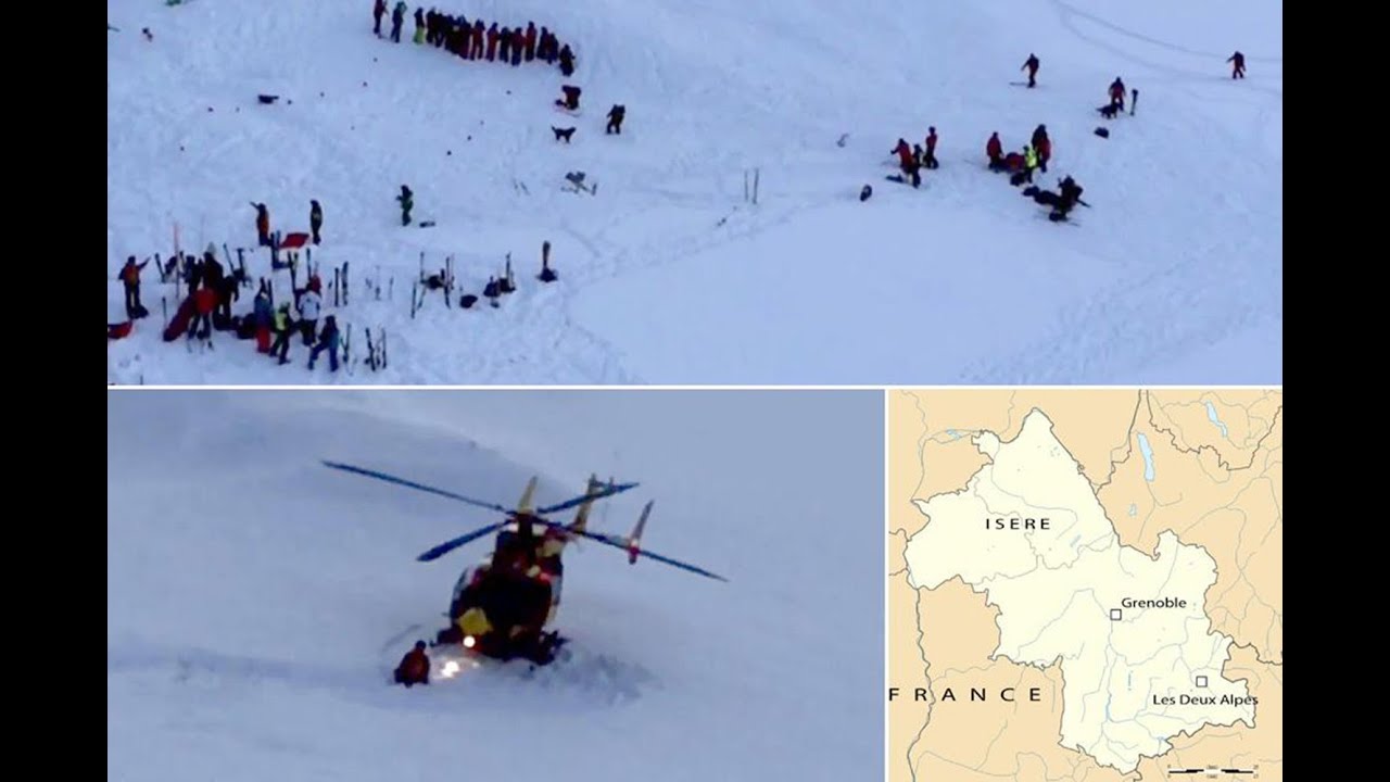 Alps Avalanche Kills Two French Children And Ukrainian - YouTube