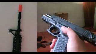 E\u0026C EC 1103 Glock 18C Firing (Semi and Full-Auto)