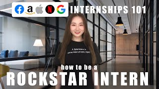 How to be a ROCKSTAR INTERN