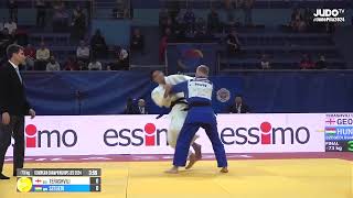 TERASHVILI Giorgi GEO  73kg/67 🔴 European Judo Championships U23 Individuals 2024