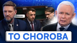 KRATA, CHOROBA POSŁA I KACZYŃSKI W SZPITALU. ROZENEK O UCIECZCE PREZESA PiS I PROBLEMIE WILKA