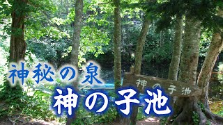 神秘の泉　神の子池　北海道ツーリングスポット