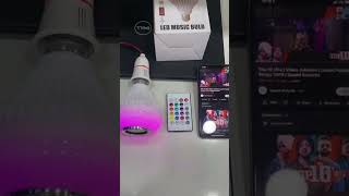 Bluetooth LED music bulb #unboxing #bluetooth #bulb