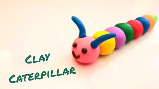 How to make caterpillar clay modelling | Easy clay modelling for kids | Polymer clay Caterpillar