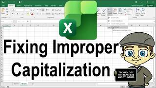 Fixing Improper Capitalization in Excel Using the Proper Function