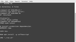 Programming {{ coffeescript }} hello world