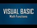 Learn Visual Basic - #6 - Math Functions