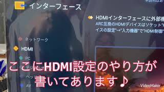 オリオンチューナーレステレビ！HDMI設定の仕方♪スピーカーが繋げなくて困ったので動画にしてみました＾＾