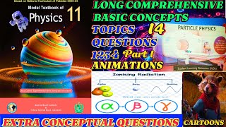 CHAPTER 14 PARTICLE PHYSICS  LONG Q| alpha beta gamma | extra conceptual  PHYSICS CLASS 11 NBF FBISE