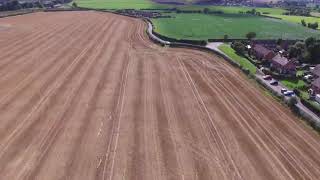 wrockwardine village by drone