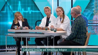 Doktorerna svarar på tittarnas frågor - Malou Efter tio (TV4)