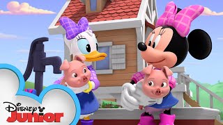 The Happy Helpers Farm Sit 🐷| Mickey Mornings | Mickey Mouse Roadster Racers | @disneyjunior