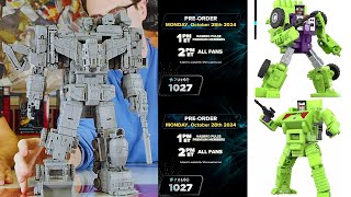 Not Titan Class?? NEW Studio Series '86 DEVASTATOR Revealed - SS'86 Scrapper + SS'86 Bonecrusher!!!