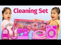 Kids Pretend Play CLEANING SET | Kitchen Set ki Ladai | ToyStars