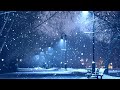 snow romantic city background video animation motion background loop no copyright