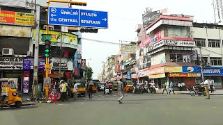 Driving through North Chennai | Broadway | Historic Places of Chennai