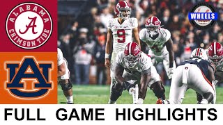 #3 Alabama vs Auburn Highlights (INSANE OVERTIME THRILLER!) | 2021 Iron Bowl | 2
