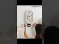 artistic pendulum silent wall decorative clock for living room