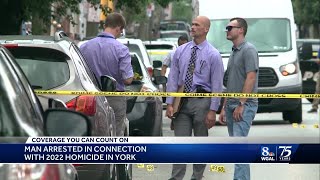 Man charged in 2022 York homicide