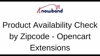 Product Availability Check by Zipcode