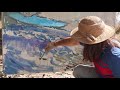 Plein Air & Studio Painting 60x54 Montana Landscape
