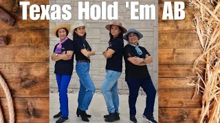 Texas Hold 'Em AB Line Dance (demo & count)