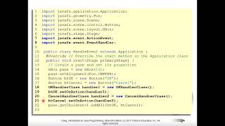 Java Course Chapter 15 Event-Driven Programming and Animations part01