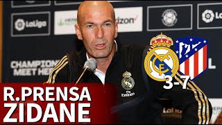 Real Madrid 3-Atlético 7 | Rueda de prensa de Zidane | Diario AS
