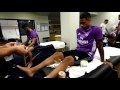 Here's how Mariano straps up his ankles before scoring goals like the one at Michigan