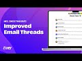 New in HEY! Improved Email Threads