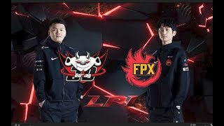 德云色笑笑西卡解说LPL季后赛：FPX VS JDG 完整录播 第一局