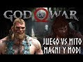 God of War || Juego VS Mito || Magni y Modi, los hijos de Thor