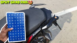 Pulsar N150 Split Grab Rail Installation🔥 | Full Detail And Price | N150 Modification