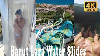 Waterslides at Lara Barut Collection Waterpark, Turkey