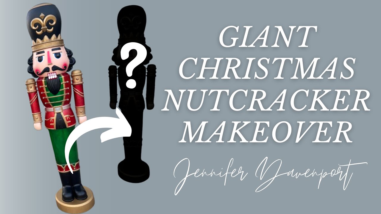 I Gave My Christmas Nutcracker Diy Makeover Youtube