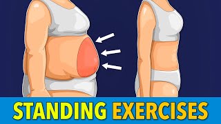 Gentle No Jumping Workout: Lose Belly Fat with 12 Standing Exercises