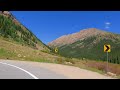 colorado rocky mountain scenic drive independence pass to aspen 4k