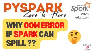 32 Spark Memory Management | Why OOM Errors in Spark | Spark Unified Memory | Storage/Execution Mem