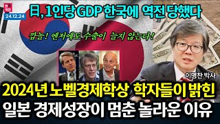 日, 1인당 GDP 한국에 역전 당했다! 일본 경제성장이 멈춘 놀라운 이유(25년 경제전망 5부)